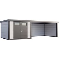 Telluria Gerätehaus »Classico«, BxHxT: 676 x 219 x 318 cm (Außenmaß inkl. Dachüberstand) – weiss Telluria Gerätehaus »Classico«, BxHxT: 676 x 219 x 318 cm (Außenmaß inkl. Dachüberstand) – weiss