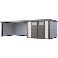 Telluria Gerätehaus »Classico«, BxHxT: 676 x 219 x 318 cm (Außenmaß inkl. Dachüberstand) – weiss Telluria Gerätehaus »Classico«, BxHxT: 676 x 219 x 318 cm (Außenmaß inkl. Dachüberstand) – weiss