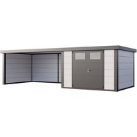 Telluria Gerätehaus »Classico«, BxHxT: 706 x 219 x 318 cm (Außenmaß inkl. Dachüberstand) – weiss Telluria Gerätehaus »Classico«, BxHxT: 706 x 219 x 318 cm (Außenmaß inkl. Dachüberstand) – weiss