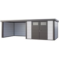 Telluria Gerätehaus »Classico«, BxHxT: 706 x 219 x 318 cm (Außenmaß inkl. Dachüberstand) – weiss Telluria Gerätehaus »Classico«, BxHxT: 706 x 219 x 318 cm (Außenmaß inkl. Dachüberstand) – weiss