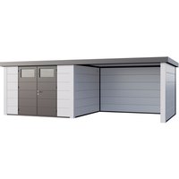 Telluria Gerätehaus »Classico«, BxHxT: 706 x 219 x 318 cm (Außenmaß inkl. Dachüberstand) – weiss Telluria Gerätehaus »Classico«, BxHxT: 706 x 219 x 318 cm (Außenmaß inkl. Dachüberstand) – weiss