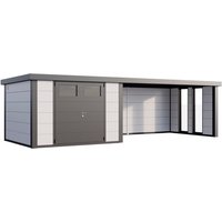 Telluria Gerätehaus »Classico«, BxHxT: 676 x 219 x 318 cm (Außenmaß inkl. Dachüberstand) – weiss Telluria Gerätehaus »Classico«, BxHxT: 676 x 219 x 318 cm (Außenmaß inkl. Dachüberstand) – weiss