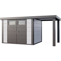 Telluria Gerätehaus »Classico«, BxHxT: 676 x 219 x 258 cm (Außenmaß inkl. Dachüberstand) – weiss Telluria Gerätehaus »Classico«, BxHxT: 676 x 219 x 258 cm (Außenmaß inkl. Dachüberstand) – weiss