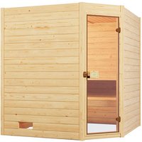 WEKA Massivholzsauna »VALIDA ECK 2«, 6 Personen, inkl. 9 kW Ofen mit integrierter Steuerung – braun WEKA Massivholzsauna »VALIDA ECK 2«, 6 Personen, inkl. 9 kW Ofen mit integrierter Steuerung – braun