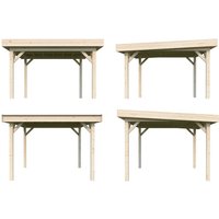 PALMAKO Pavillon »Lenna«, BxHxT: 300 x 245 x 300 cm, transparent tauchgrundiert – braun PALMAKO Pavillon »Lenna«, BxHxT: 300 x 245 x 300 cm, transparent tauchgrundiert – braun