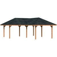 PALMAKO Pavillon »Bianca Set«, BxHxT: 588 x 319 x 588 cm, Braun PALMAKO Pavillon »Bianca Set«, BxHxT: 588 x 319 x 588 cm, Braun