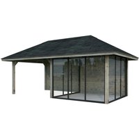 PALMAKO Pavillon »Bianca Set 206 Slide«, BxHxT: 588 x 319 x 300 cm, Grau PALMAKO Pavillon »Bianca Set 206 Slide«, BxHxT: 588 x 319 x 300 cm, Grau