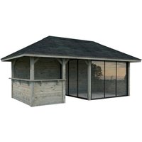 PALMAKO Pavillon »Bianca Set 207 Slide«, BxHxT: 588 x 319 x 300 cm, Grau PALMAKO Pavillon »Bianca Set 207 Slide«, BxHxT: 588 x 319 x 300 cm, Grau