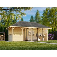PALMAKO Pavillon »Bianca Set 207 Slide«, BxHxT: 588 x 319 x 300 cm, transparent tauchgrundiert – braun PALMAKO Pavillon »Bianca Set 207 Slide«, BxHxT: 588 x 319 x 300 cm, transparent tauchgrundiert – braun