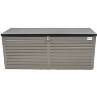 BELLAVISTA Auflagenbox, BxHxL: 53,5 x 57,5 x 143,5 cm, 390 l, UV-beständig – grau | schwarz BELLAVISTA Auflagenbox, BxHxL: 53,5 x 57,5 x 143,5 cm, 390 l, UV-beständig – grau | schwarz