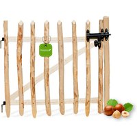 Floranica Gartentor, 100×100 cm, Haselnuss, inkl. Zubehör – braun Floranica Gartentor, 100×100 cm, Haselnuss, inkl. Zubehör – braun