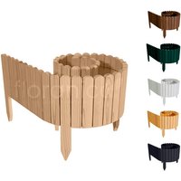 Floranica Beeteinfassung, 200 x 40 cm (BxH), unbehandelt – braun Floranica Beeteinfassung, 200 x 40 cm (BxH), unbehandelt – braun