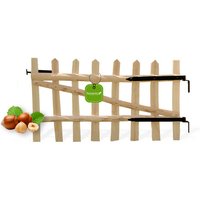 Floranica Gartentor, 50 x100 cm, Haselnuss, inkl. Zubehör – braun Floranica Gartentor, 50 x100 cm, Haselnuss, inkl. Zubehör – braun