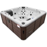 Canadian Spa Whirlpool »Thunder Bay AI«, 219 x 219 x 82 cm, 6 Personen, mit Soundsystem und LED – braun Canadian Spa Whirlpool »Thunder Bay AI«, 219 x 219 x 82 cm, 6 Personen, mit Soundsystem und LED – braun
