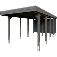 SKANHOLZ Einzelcarport »Friesland Set 12«, 314 x 708 cm (BxT), mit Abstellraum, schiefergrau Rabatt: 11 % SKANHOLZ Einzelcarport »Friesland Set 12«, 314 x 708 cm (BxT), mit Abstellraum, schiefergrau Rabatt: 11 %
