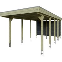 SKANHOLZ Einzelcarport »Friesland Set 12«, 314 x 708 cm (BxT), mit Abstellraum – gruen Rabatt: 11 % SKANHOLZ Einzelcarport »Friesland Set 12«, 314 x 708 cm (BxT), mit Abstellraum – gruen Rabatt: 11 %