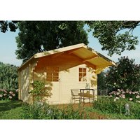 KIEHN-HOLZ Gartenhaus »44-007«, BxT: 350×300 cm, unbehandelte Fichte – beige KIEHN-HOLZ Gartenhaus »44-007«, BxT: 350×300 cm, unbehandelte Fichte – beige