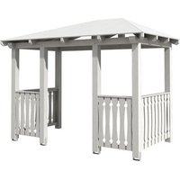 SKANHOLZ Vordach »Wismar 8«, 351 x 187 cm (BxT), nordische Fichte, weiß - weiss | Fichte SKANHOLZ Vordach »Wismar 8«, 351 x 187 cm (BxT), nordische Fichte, weiß - weiss | Fichte