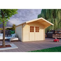 KIEHN-HOLZ Gartenhaus »44-001«, BxT: 300x300 cm, unbehandelte Fichte - beige |  9 m² KIEHN-HOLZ Gartenhaus »44-001«, BxT: 300x300 cm, unbehandelte Fichte - beige |  9 m²