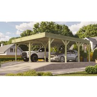WEKA Doppelcarport, Außenmaß BxT: 644 x 666 cm, braun Rabatt: 11 % WEKA Doppelcarport, Außenmaß BxT: 644 x 666 cm, braun Rabatt: 11 %