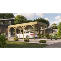 WEKA Einzelcarport, Außenmaß BxT: 328 x 666 cm, braun Rabatt: 11 % WEKA Einzelcarport, Außenmaß BxT: 328 x 666 cm, braun Rabatt: 11 %