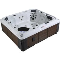 Canadian Spa Whirlpool »Alberta AI«, 240 x 216 x 93 cm, 6 Personen, mit Soundsystem und LED – braun Canadian Spa Whirlpool »Alberta AI«, 240 x 216 x 93 cm, 6 Personen, mit Soundsystem und LED – braun