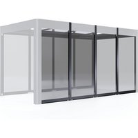 SunElements Wand für Pavillon »SunCover Modern«, Breite: 4 m, Acrylglas getönt – schwarz SunElements Wand für Pavillon »SunCover Modern«, Breite: 4 m, Acrylglas getönt – schwarz