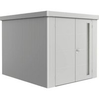 BIOHORT Gerätehaus »Neo«, BxHxT: 236 x 222 x 292 cm (Aufstellmaße), Stahl – grau Rabatt: 30 % BIOHORT Gerätehaus »Neo«, BxHxT: 236 x 222 x 292 cm (Aufstellmaße), Stahl – grau Rabatt: 30 %