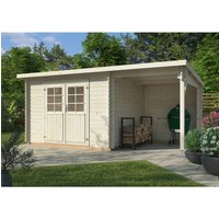 Mr. GARDENER Gartenhaus »Malta«, BxHxT: 524 x 217 x 296 cm (Außenmaße inkl. Dachüberstand) – braun Mr. GARDENER Gartenhaus »Malta«, BxHxT: 524 x 217 x 296 cm (Außenmaße inkl. Dachüberstand) – braun