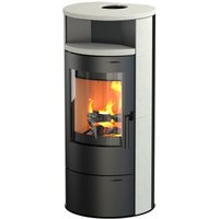 THERMIA Kaminofen »München«, schwarz, Stahl / Kalkstein, 7 kW (Rabatt: 26 %) THERMIA Kaminofen »München«, schwarz, Stahl / Kalkstein, 7 kW (Rabatt: 26 %)