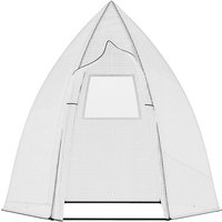 Outsunny Gewächshaus, LxBxH: 160 x 138 x 180 cm – weiss Outsunny Gewächshaus, LxBxH: 160 x 138 x 180 cm – weiss