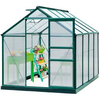 Outsunny Gewächshaus, LxBxH: 190 x 252 x 201 cm – bunt Outsunny Gewächshaus, LxBxH: 190 x 252 x 201 cm – bunt