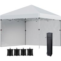 Outsunny Pavillon, LxBxH: 297 x 297 x 274 cm – grau Outsunny Pavillon, LxBxH: 297 x 297 x 274 cm – grau