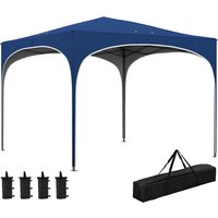 Outsunny Pavillon, LxBxH: 295 x 295 x 255 cm – blau Outsunny Pavillon, LxBxH: 295 x 295 x 255 cm – blau