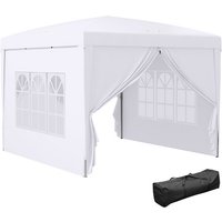 Outsunny Pavillon, LxBxH: 295 x 295 x 258 cm – weiss Outsunny Pavillon, LxBxH: 295 x 295 x 258 cm – weiss