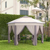 Outsunny Pavillon, mit Tragetasche, LxBxH: 405 x 405 x 285 cm – bunt Outsunny Pavillon, mit Tragetasche, LxBxH: 405 x 405 x 285 cm – bunt