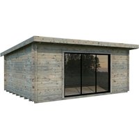 PALMAKO Gartenhaus »Lea Slide Plus«, B x H x L: 530 x 249 x 380 cm, Grau, tauchgrundiert PALMAKO Gartenhaus »Lea Slide Plus«, B x H x L: 530 x 249 x 380 cm, Grau, tauchgrundiert