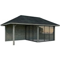 PALMAKO Pavillon »Bianca Set 205 Slide«, BxHxT: 588 x 319 x 300 cm, Grau PALMAKO Pavillon »Bianca Set 205 Slide«, BxHxT: 588 x 319 x 300 cm, Grau