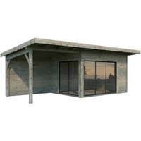 PALMAKO Ferienhaus »Andrea Slide«, B x H x L: 693 x 264 x 300 cm, Grau, tauchgrundiert | Holz | 19,1 m² PALMAKO Ferienhaus »Andrea Slide«, B x H x L: 693 x 264 x 300 cm, Grau, tauchgrundiert | Holz | 19,1 m²