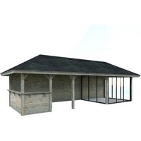 PALMAKO Pavillon »Bianca«, Aufstellmaße BxTxH: 960 x 384 x 319 cm, tauchgrundiert, Holz – grau Rabatt: 10 % PALMAKO Pavillon »Bianca«, Aufstellmaße BxTxH: 960 x 384 x 319 cm, tauchgrundiert, Holz – grau Rabatt: 10 %