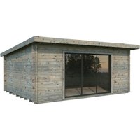 PALMAKO Gartenhaus »Lea Slide«, B x H x L: 530 x 249 x 380 cm, Grau, tauchgrundiert PALMAKO Gartenhaus »Lea Slide«, B x H x L: 530 x 249 x 380 cm, Grau, tauchgrundiert