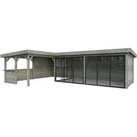 PALMAKO Pavillon »Lenna Set 420 Slide«, BxHxT: 876 x 245 x 588 cm, Grau Rabatt: 22 % PALMAKO Pavillon »Lenna Set 420 Slide«, BxHxT: 876 x 245 x 588 cm, Grau Rabatt: 22 %
