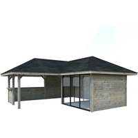 PALMAKO Pavillon »Bianca Set 209 Slide«, BxHxT: 588 x 319 x 588 cm, Grau PALMAKO Pavillon »Bianca Set 209 Slide«, BxHxT: 588 x 319 x 588 cm, Grau