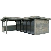 PALMAKO Pavillon »Lenna Set 422 Slide«, BxHxT: 588 x 245 x 588 cm, Grau Rabatt: 22 % PALMAKO Pavillon »Lenna Set 422 Slide«, BxHxT: 588 x 245 x 588 cm, Grau Rabatt: 22 %