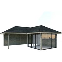 PALMAKO Pavillon »Bianca Set 212 Slide«, BxHxT: 588 x 319 x 588 cm, Grau PALMAKO Pavillon »Bianca Set 212 Slide«, BxHxT: 588 x 319 x 588 cm, Grau