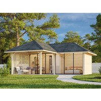 PALMAKO Pavillon »Bianca«, Aufstellmaße BxTxH: 672 x 672 x 319 cm, unbehandelt, Holz – braun Rabatt: 10 % PALMAKO Pavillon »Bianca«, Aufstellmaße BxTxH: 672 x 672 x 319 cm, unbehandelt, Holz – braun Rabatt: 10 %