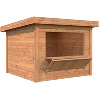 PALMAKO Marktstand »Lenna Set 304«, B x H x L: 300 x 245 x 300 cm, Braun, tauchgrundiert PALMAKO Marktstand »Lenna Set 304«, B x H x L: 300 x 245 x 300 cm, Braun, tauchgrundiert