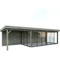 PALMAKO Pavillon »Lenna Set 418 Slide«, BxHxT: 876 x 245 x 300 cm, Grau Rabatt: 22 % PALMAKO Pavillon »Lenna Set 418 Slide«, BxHxT: 876 x 245 x 300 cm, Grau Rabatt: 22 %