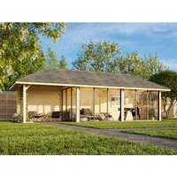 PALMAKO Pavillon »Bianca Set 218 Slide«, BxHxT: 876 x 319 x 300 cm, naturbelassen – braun PALMAKO Pavillon »Bianca Set 218 Slide«, BxHxT: 876 x 319 x 300 cm, naturbelassen – braun