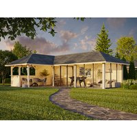 PALMAKO Pavillon »Bianca«, Aufstellmaße BxTxH: 960 x 672 x 319 cm, unbehandelt, Holz – braun Rabatt: 10 % PALMAKO Pavillon »Bianca«, Aufstellmaße BxTxH: 960 x 672 x 319 cm, unbehandelt, Holz – braun Rabatt: 10 %